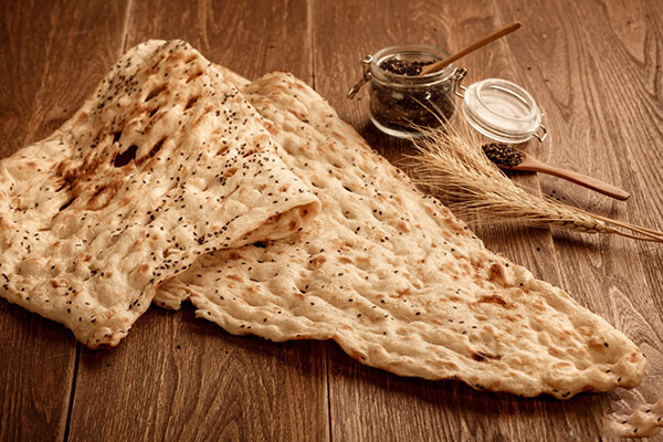 نان سنگک خانگی
