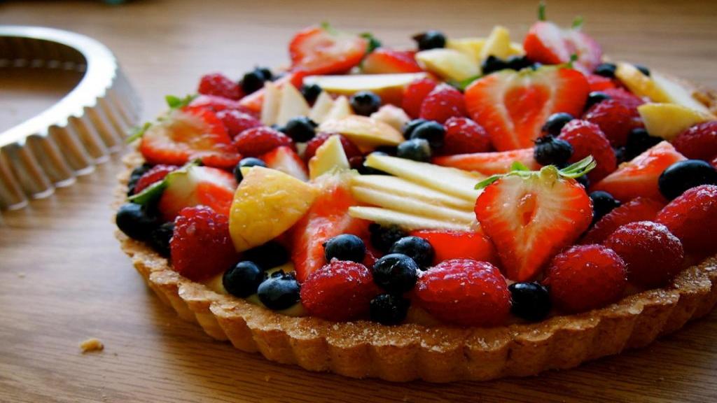 تارت مخلوط میوه