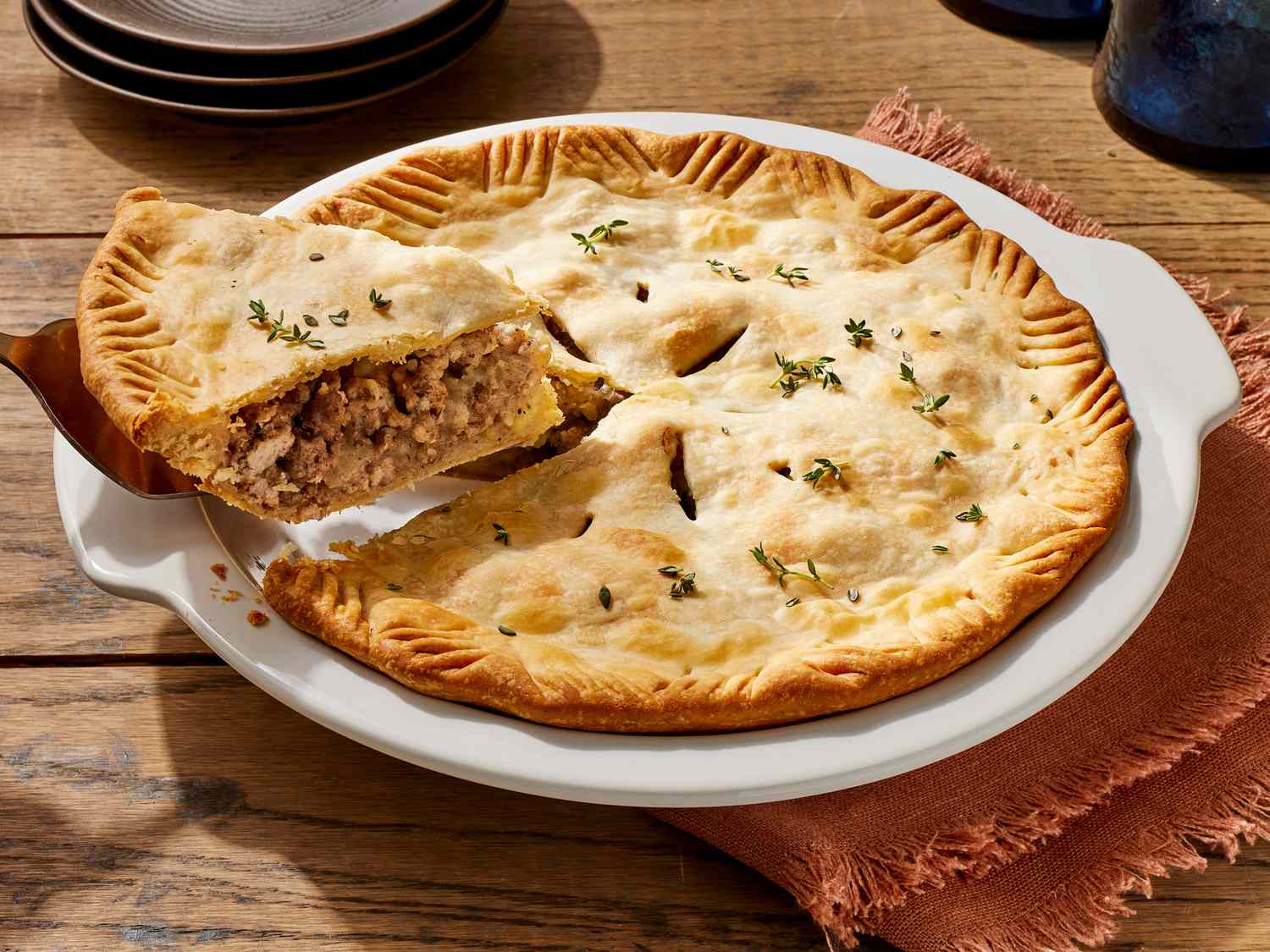 تارت گوشت فرانسوی