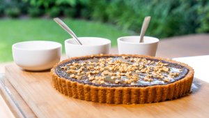 طرز تهیه تارت با بیسکویت