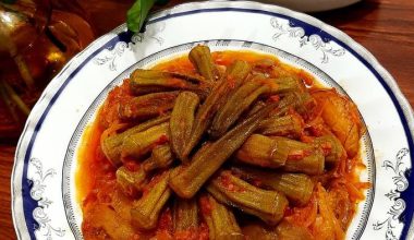 دستور خورشت بامیه