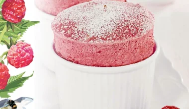 طرز تهیه مرخله به مرحله سوفله تمشک